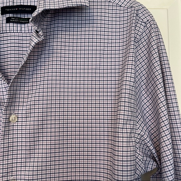 Men's Tommy Hilfiger Slim Fit Dress Shirt 16 - Picture 4 of 5
